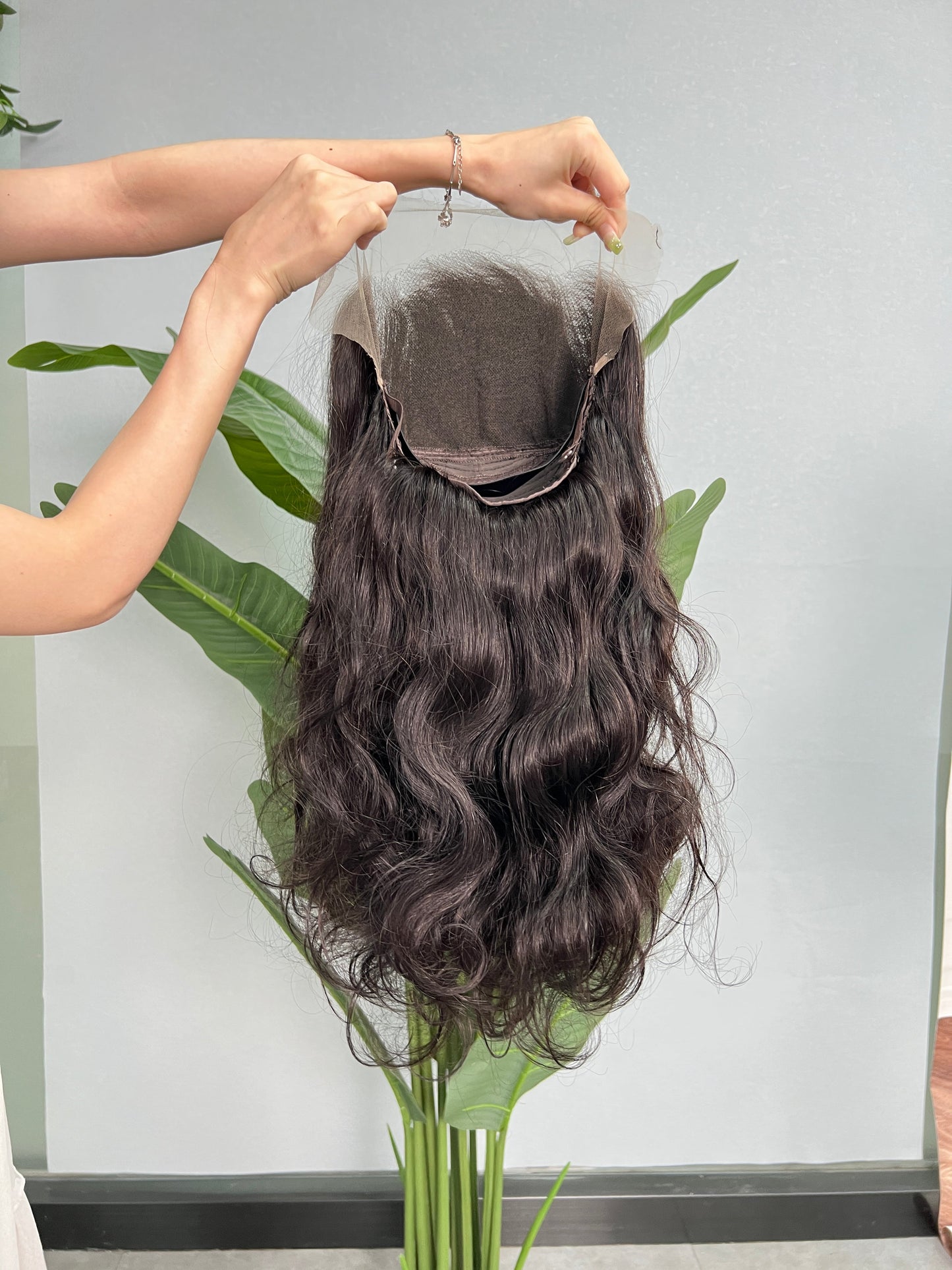 HD Body wave full frontal wig (13*6)(Sidepart)