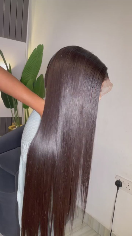 Straight Full frontal wig (13*4)